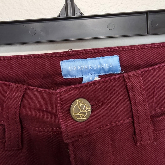 Draper James RSVP Slash Flare Leg Jeans Size 2 - Picture 3 of 4